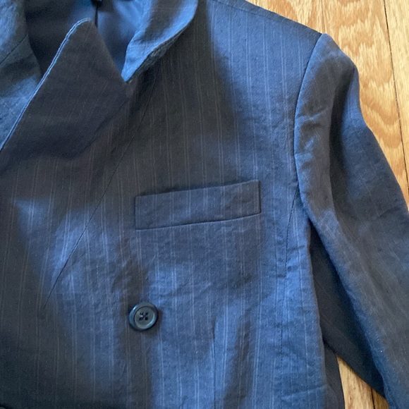 Marc Jacob’s EUC Linen Fully Lined Double Breasted Jacket - Picture 12 of 16